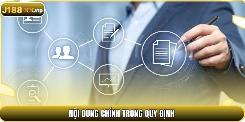 Nội dung chính trong quy định
